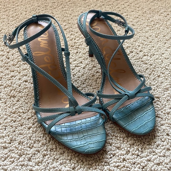 Sam Edelman Blue Sage Strappy Pippa Sandals - Picture 2 of 10